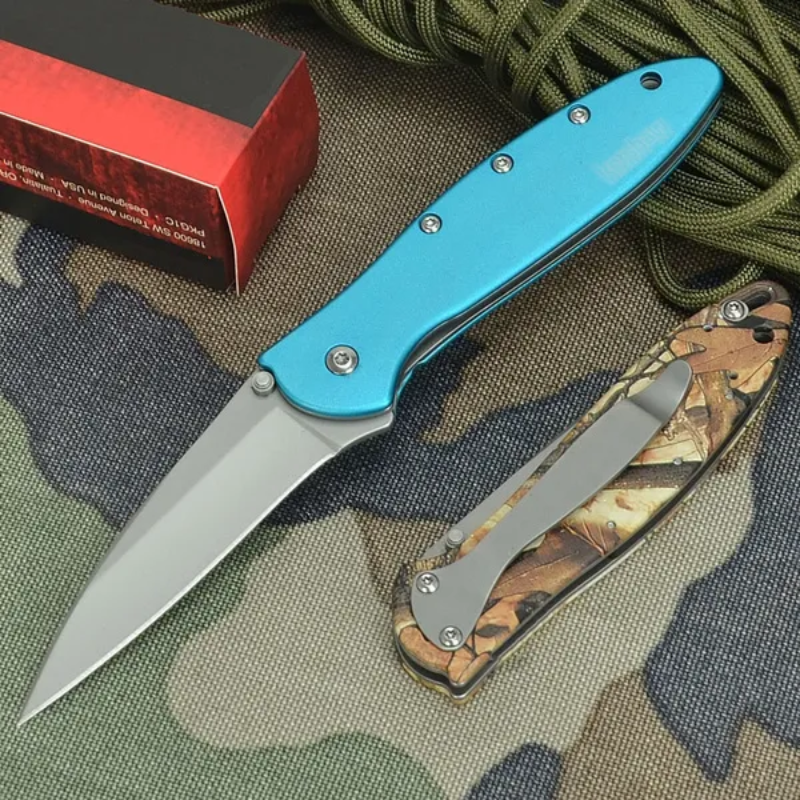 Kershaw 1660 Ken Onion Leek Linerlock Steel Plain Blade Folding Pocket - Higo Knives™