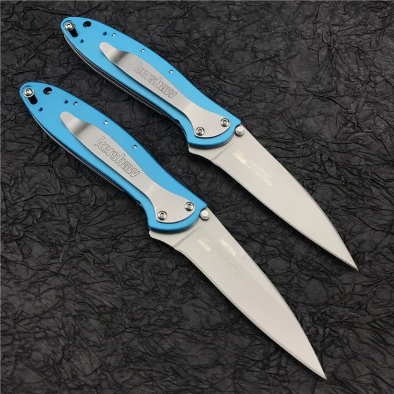 Kershaw 1660 Ken Onion Leek Linerlock Steel Plain Blade Folding Pocket - Higo Knives™