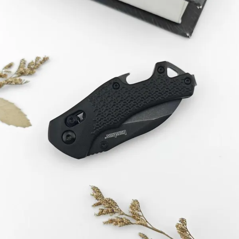 Kershaw Craze Blackwashed 8Cr13MoV Outdoor Camping Hunting - Higo Knives™