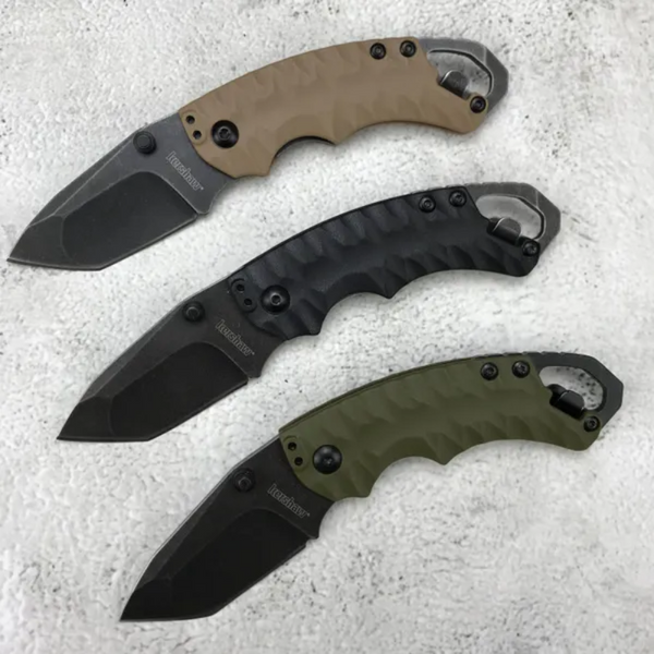 Kershaw 8750  Green GFN Handles Black Handles Tan Handles - Higo Knives™