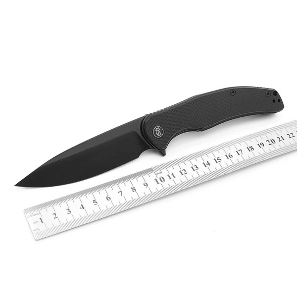 Miguron Velona flip pocket folding knife 14C28N black - Higo Knives™