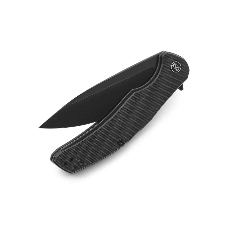 Miguron Velona flip pocket folding knife 14C28N black - Higo Knives™