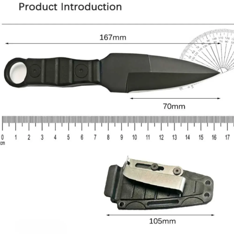 outdoor high hardness multifunctional field mini portable small straight - Higo Knives™