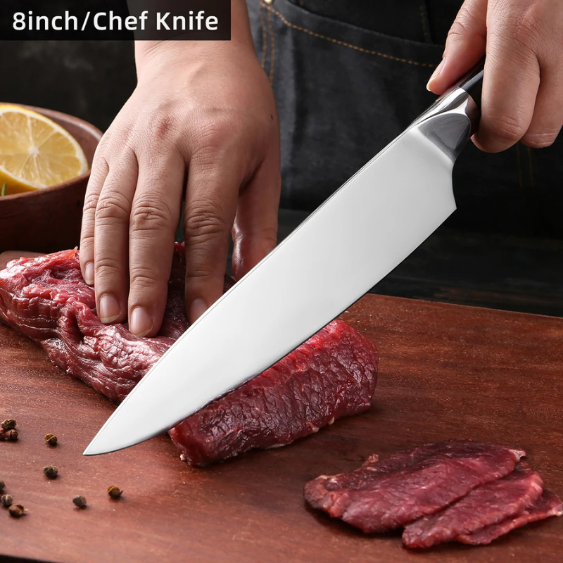 Kitchen Chef Knife 8" German Stainless Steel - Higo Knives™