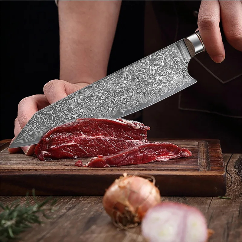 Kitchen Knife 67 Layers Damascus Steel - Higo Knives™