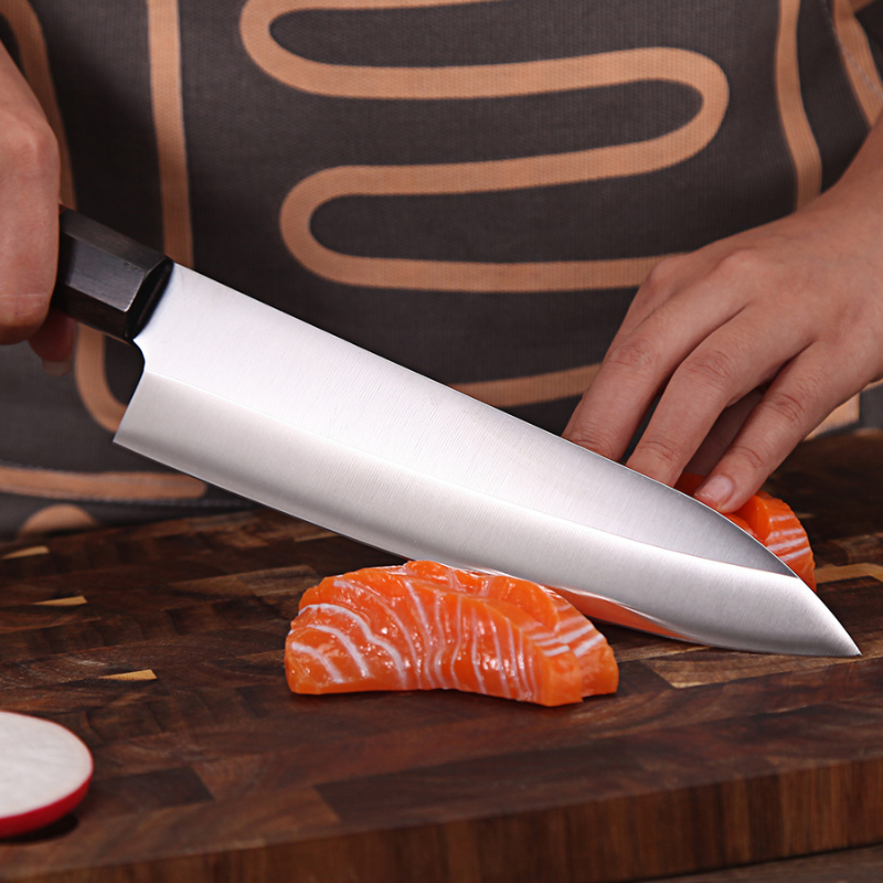 Sashimi Knife Handmade Forged Sharp Chefs Cleaver -Higo Knives™