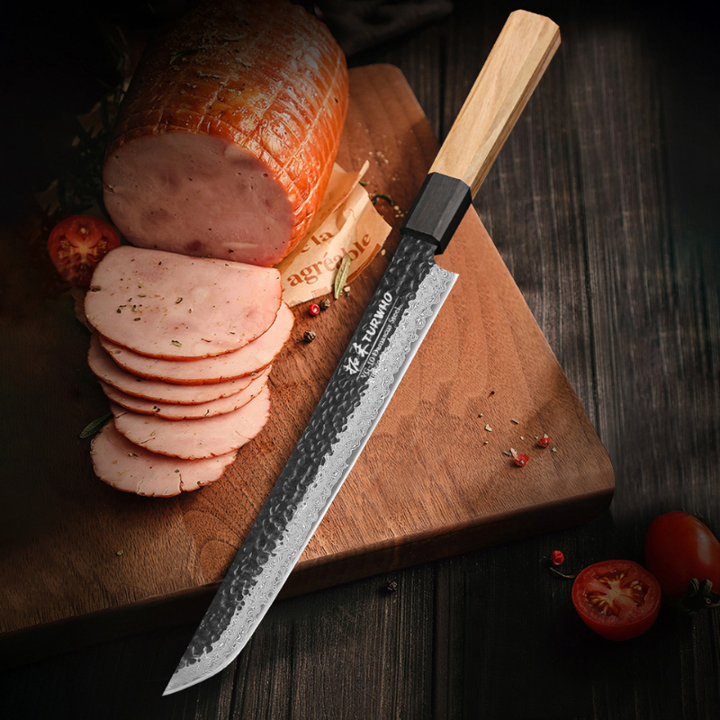 TURWHO 10.5 Kitchen Knife Japanese Damascus Steel -Higo Knives™