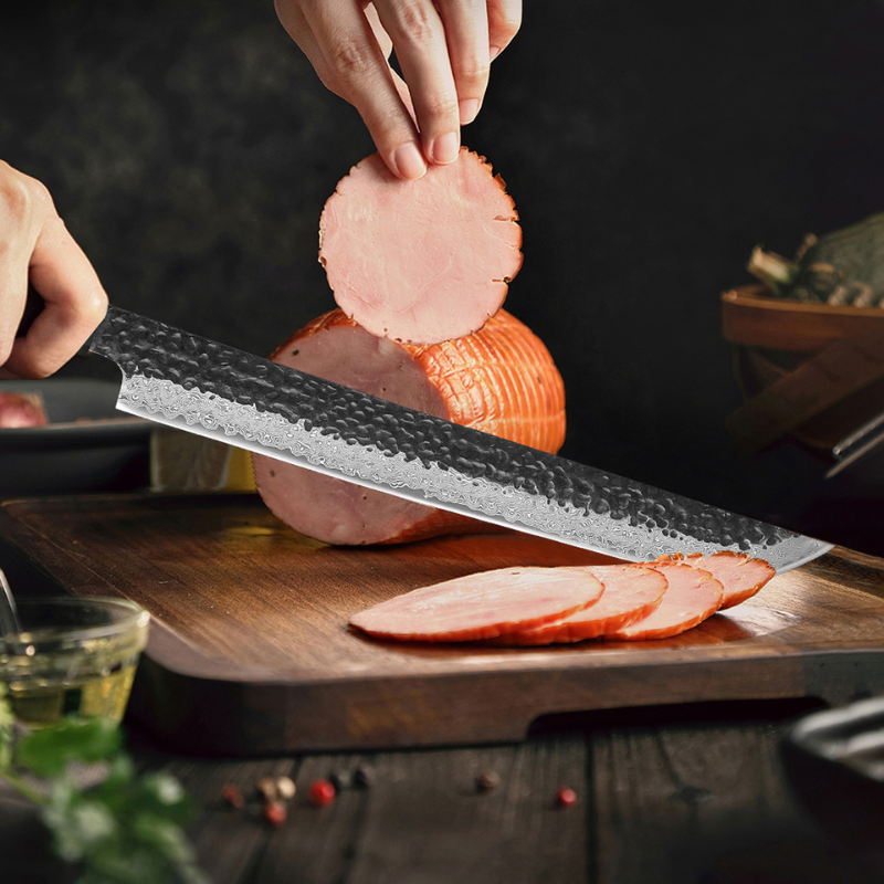 TURWHO 10.5 Kitchen Knife Japanese Damascus Steel -Higo Knives™